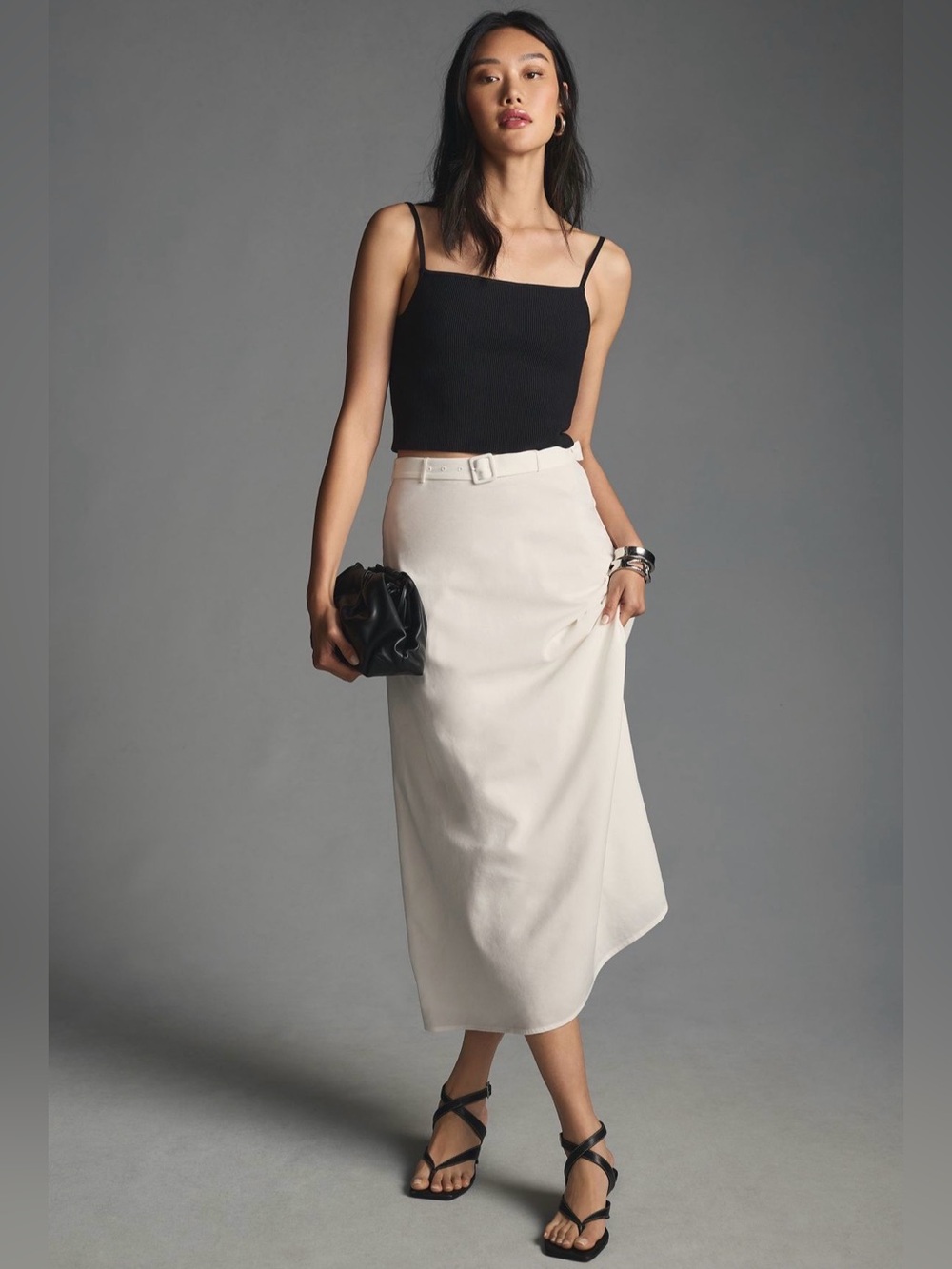 Reformation Falcon Skirt
Ivory
Midi
Belt
Classic
Coastal
Cool
Preppy
California